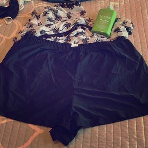 22w black swim shorts!